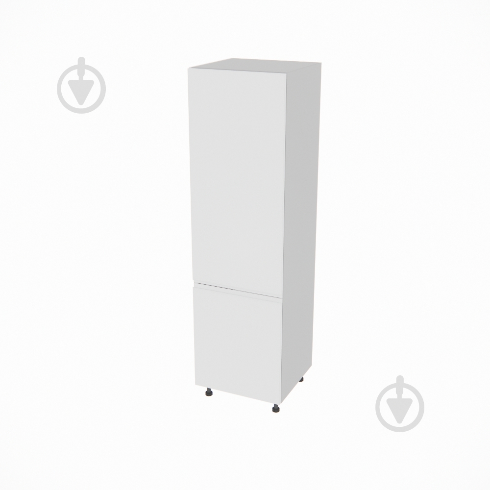 Шафа під холодильник Влада (П 60 Х (720)ліва) білий шовк/попелястий Світ Меблів - фото 1 Шафа під холодильник Влада (П 60 Х (720)ліва) білий шовк/попелястий Світ Меблів - фото 1