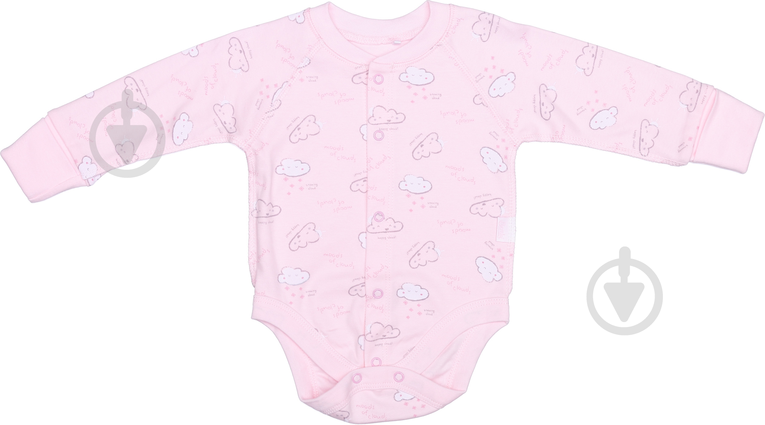 Боди для девочки Bembi БД69 р.62 розовый с рисунком - фото 1