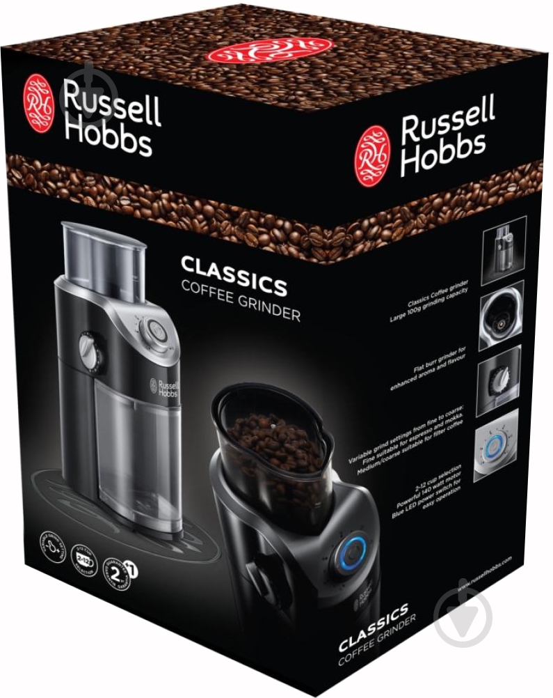 ВІТРИНА! Кавомолка Russell Hobbs 23120-56 - фото 5 ВІТРИНА! Кавомолка Russell Hobbs 23120-56 - фото 5