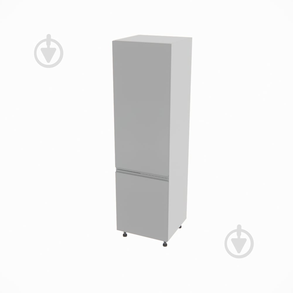 Шафа під холодильник Влада (П 60 Х (720)права) сірий оксамит/попелястий Світ Меблів - фото 1 Шафа під холодильник Влада (П 60 Х (720)права) сірий оксамит/попелястий Світ Меблів - фото 1