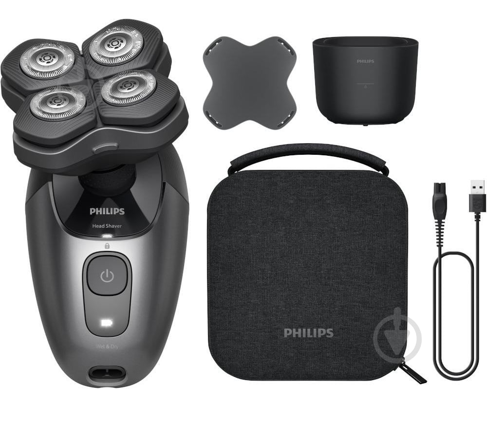 Бритва для головы Philips HS7980/15 Pro серии 7000 - фото 1