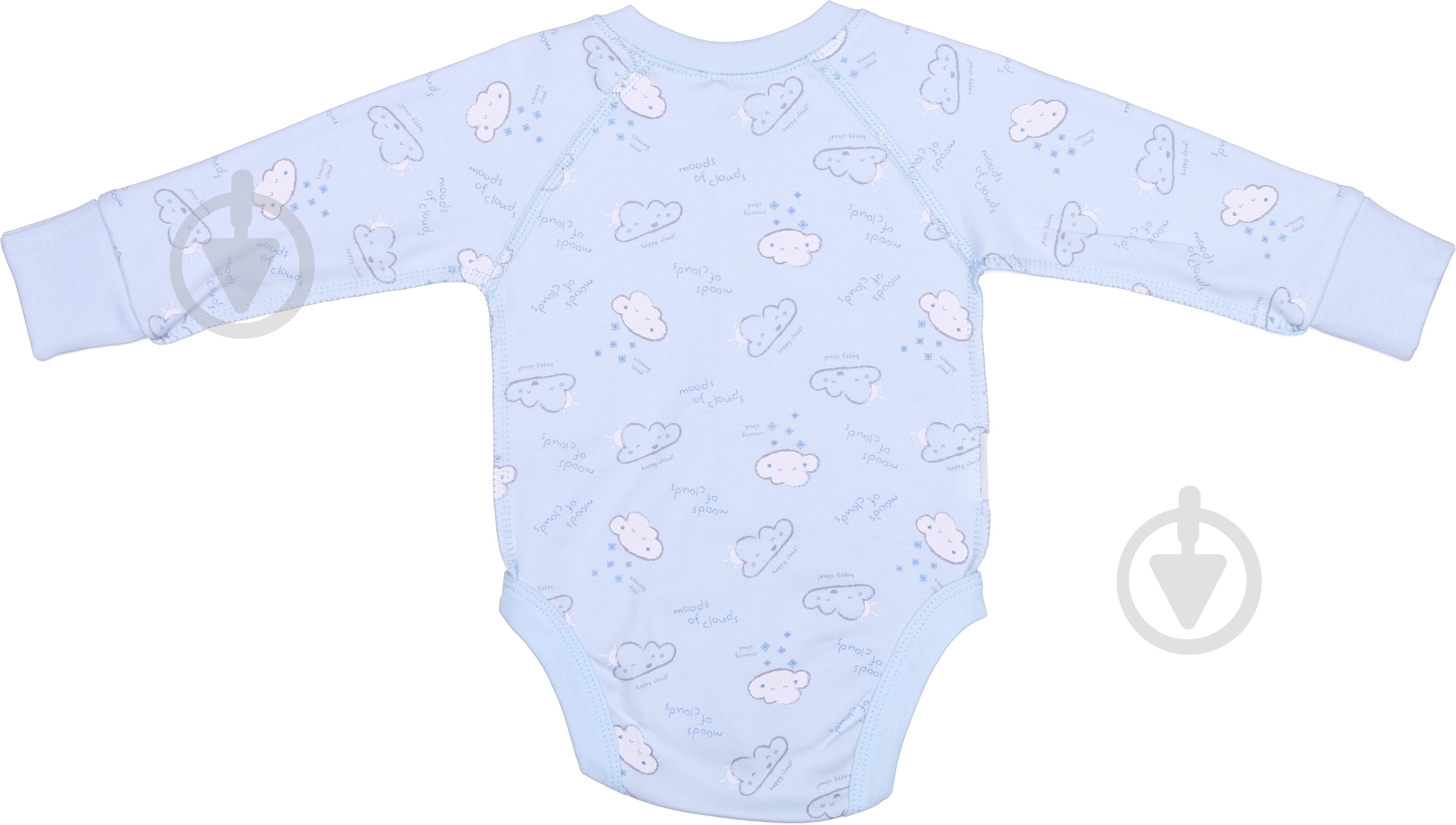 Боди для мальчика Bembi БД69 р.62 голубой с рисунком - фото 2