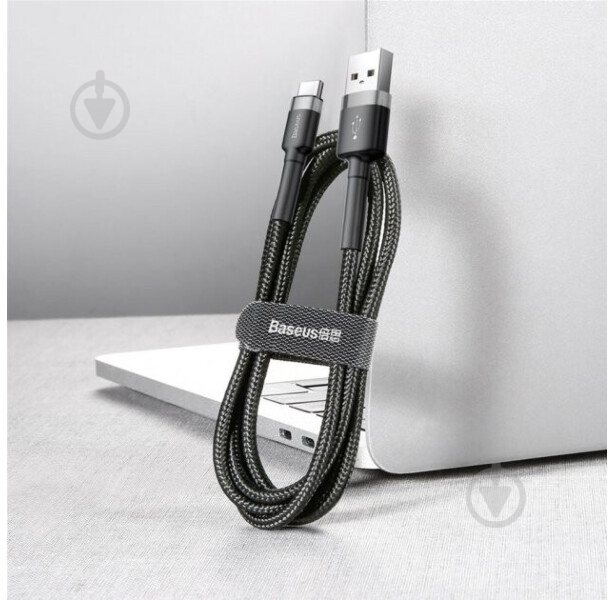Кабель BASEUS USB to Type-C 2A CATKLF-UG1 3 м черный (948107) - фото 4