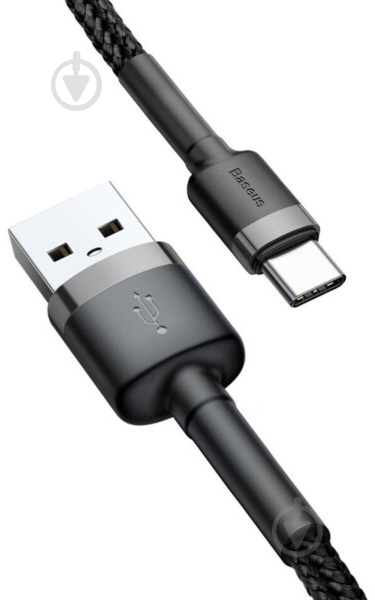Кабель BASEUS USB to Type-C 2A CATKLF-UG1 3 м черный (948107) - фото 2