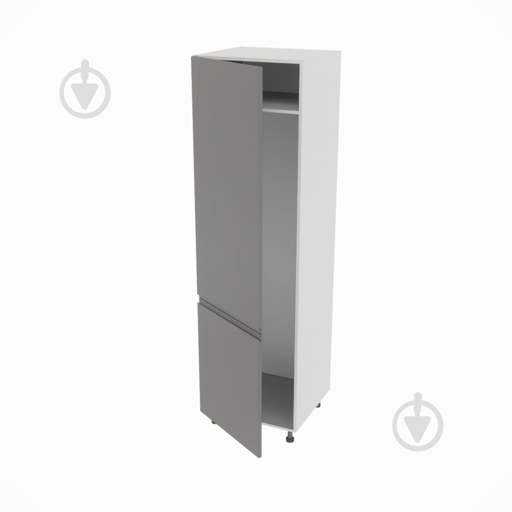 Шкаф под холодильник Влада (П 60 Х (720)левая) графит/пепельный Світ Меблів - фото 2 Шкаф под холодильник Влада (П 60 Х (720)левая) графит/пепельный Світ Меблів - фото 2