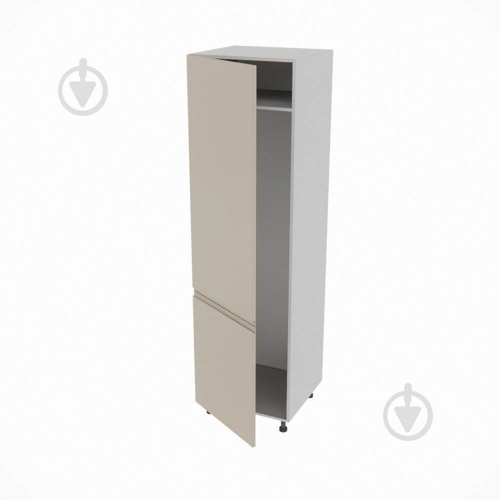 Шафа під холодильник Влада (П 60 Х (720)ліва) айворі/попелястий Світ Меблів - фото 2 Шафа під холодильник Влада (П 60 Х (720)ліва) айворі/попелястий Світ Меблів - фото 2