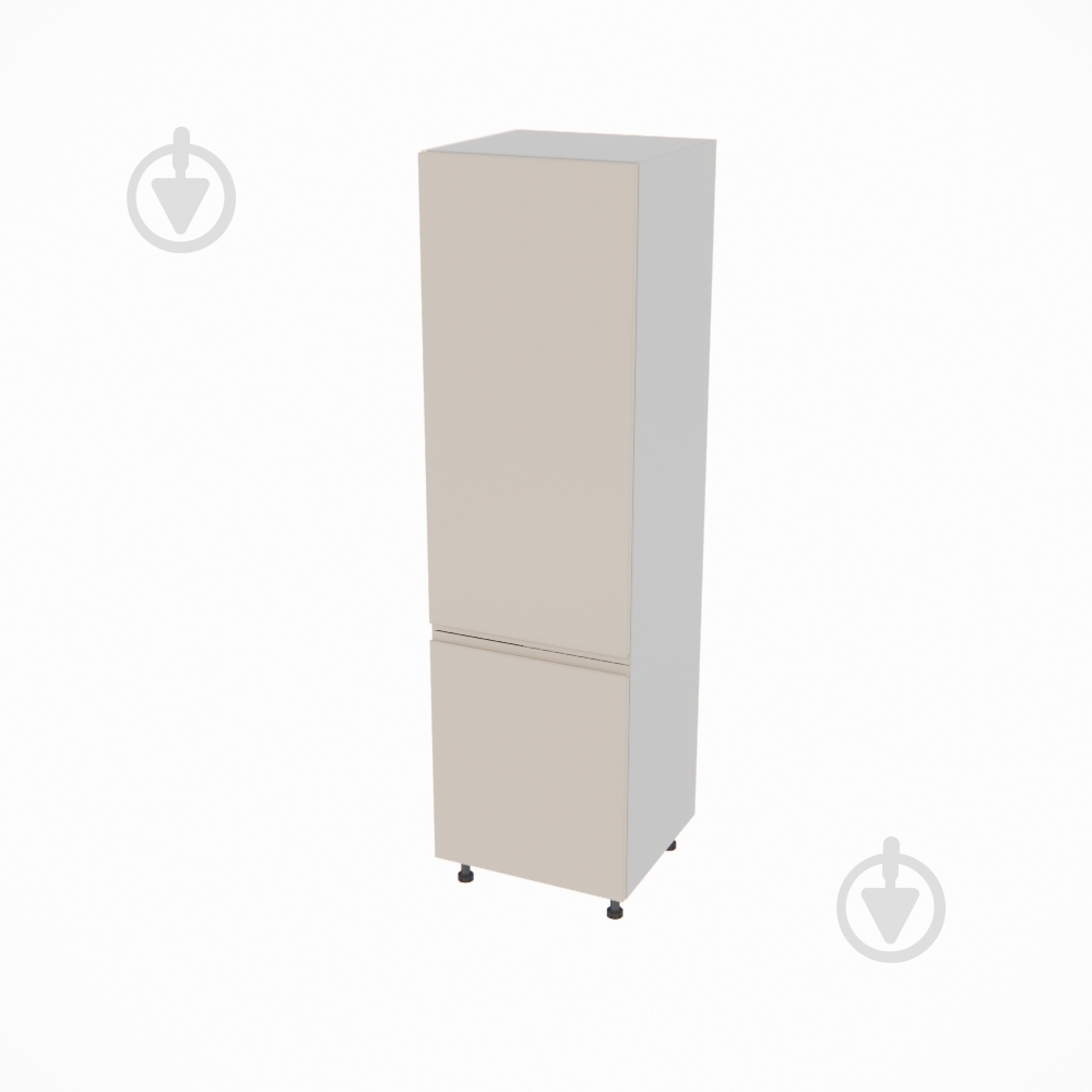 Шкаф под холодильник Влада (П 60 Х (720)левая) пломбир/пепельный Світ Меблів - фото 1 Шкаф под холодильник Влада (П 60 Х (720)левая) пломбир/пепельный Світ Меблів - фото 1