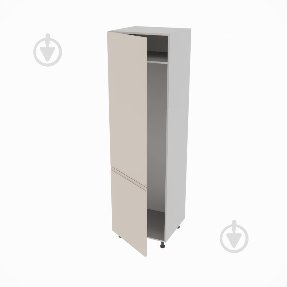 Шкаф под холодильник Влада (П 60 Х (720)левая) пломбир/пепельный Світ Меблів - фото 2 Шкаф под холодильник Влада (П 60 Х (720)левая) пломбир/пепельный Світ Меблів - фото 2