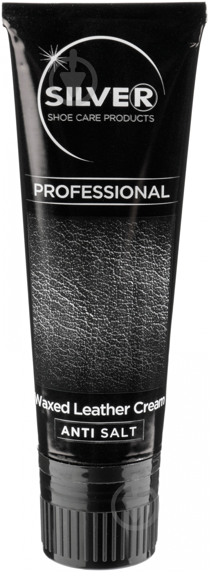Крем-краска для обуви Silver PRO Professional Anti Salt 75 мл темно-серый - фото 1