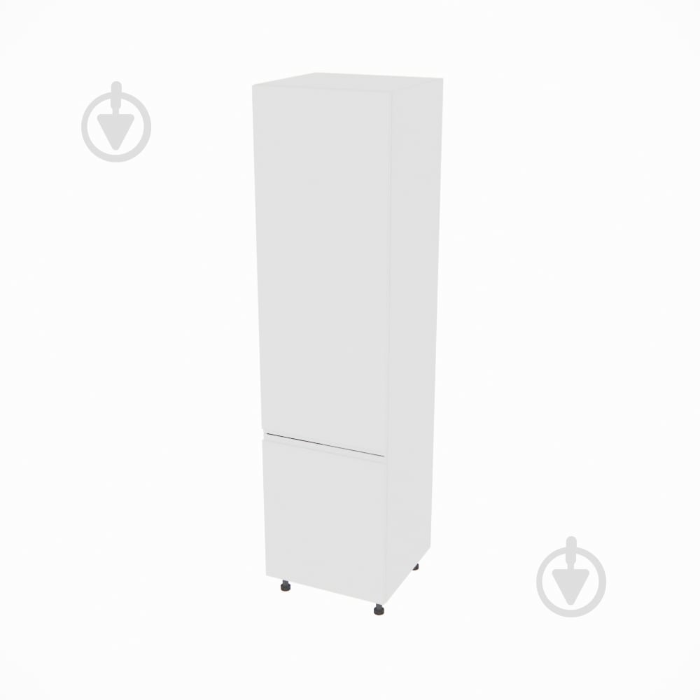 Шкаф под холодильник Влада (П 60 Х (920)левая) белый шелк/белый Світ Меблів - фото 1 Шкаф под холодильник Влада (П 60 Х (920)левая) белый шелк/белый Світ Меблів - фото 1