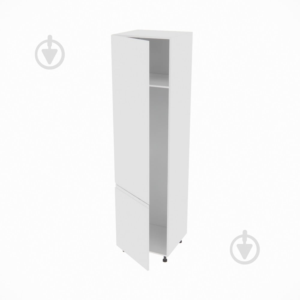 Шкаф под холодильник Влада (П 60 Х (920)левая) белый шелк/белый Світ Меблів - фото 2 Шкаф под холодильник Влада (П 60 Х (920)левая) белый шелк/белый Світ Меблів - фото 2