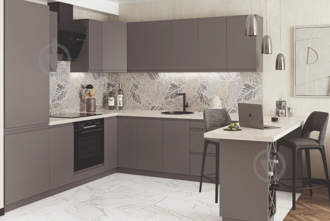 Шкаф под холодильник Влада (П 60 Х (920)левая) белый шелк/белый Світ Меблів - фото 3 Шкаф под холодильник Влада (П 60 Х (920)левая) белый шелк/белый Світ Меблів - фото 3