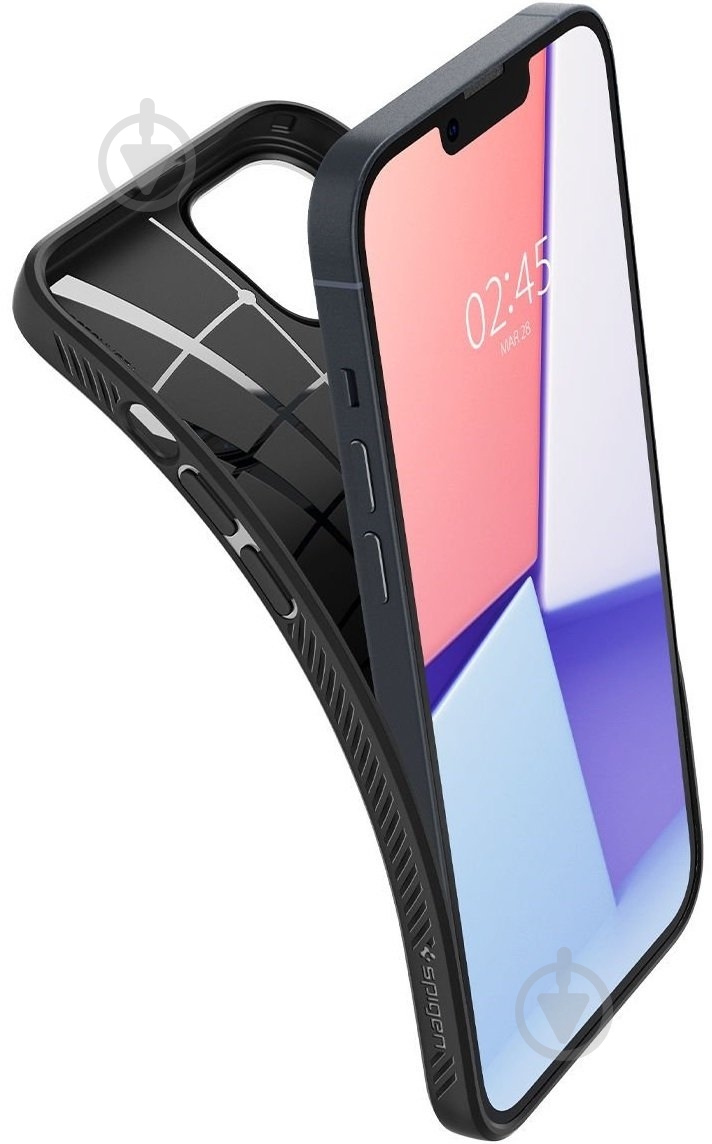 Чехол Spigen Liquid Air для Apple iPhone 14 Plus matte black (ACS04891) - фото 6 Чехол Spigen Liquid Air для Apple iPhone 14 Plus matte black (ACS04891) - фото 6