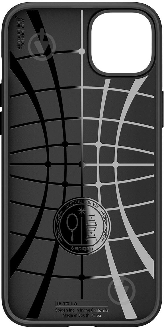 Чехол Spigen Liquid Air для Apple iPhone 14 Plus matte black (ACS04891) - фото 4 Чехол Spigen Liquid Air для Apple iPhone 14 Plus matte black (ACS04891) - фото 4