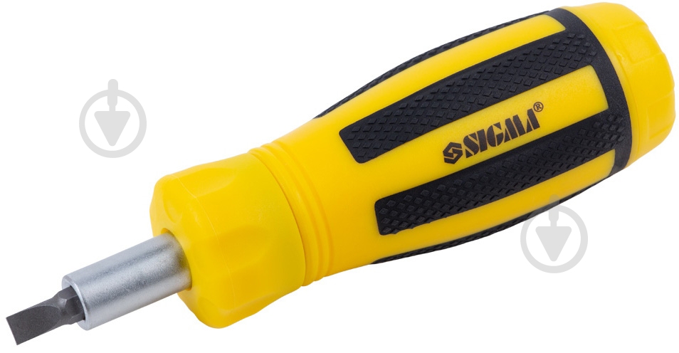 Викрутка Sigma з реверсом + біти 12 шт CrV 4001831 - фото 2