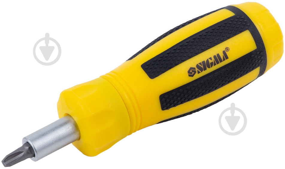 Викрутка Sigma з реверсом + біти 12 шт CrV 4001831 - фото 3