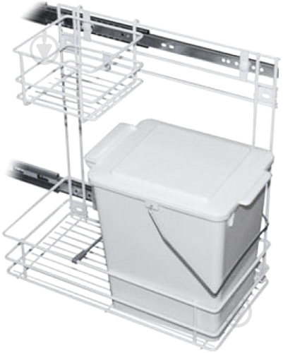 УЦЕНКА! Ведро для мусора Rejs тип cargo белое WE22.0110.05.013 (УЦ №26) - фото 1 УЦЕНКА! Ведро для мусора Rejs тип cargo белое WE22.0110.05.013 (УЦ №26) - фото 1