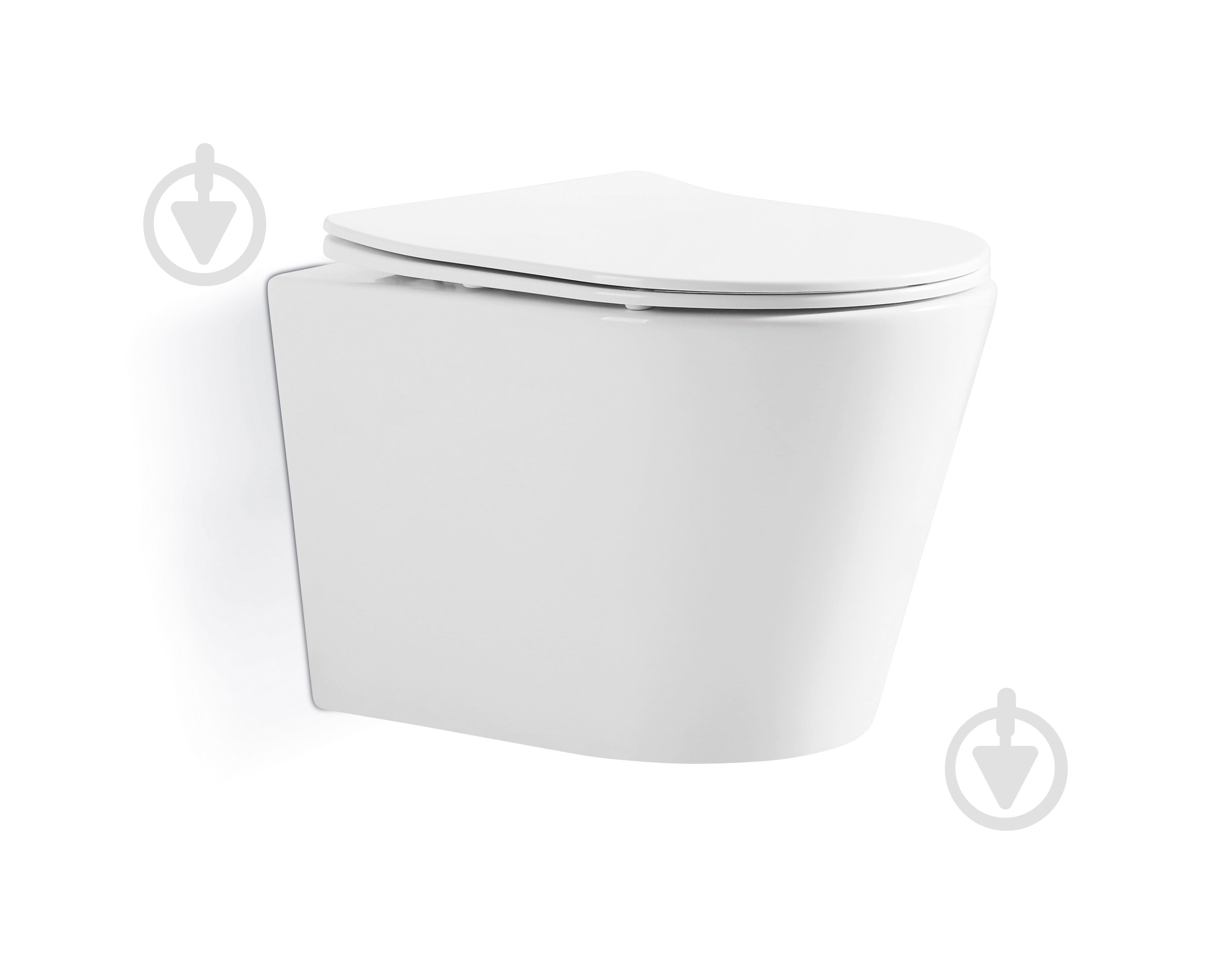 Унитаз подвесной Imprese BLATNA N Rimless 52*36*36см, сидіння Duroplast slow-closing - фото 1