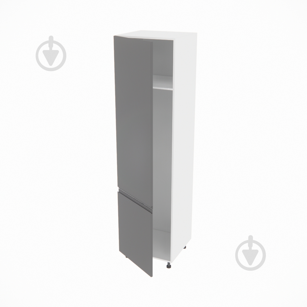 Шафа під холодильник Влада (П 60 Х (920)ліва) графіт/білий Світ Меблів - фото 2