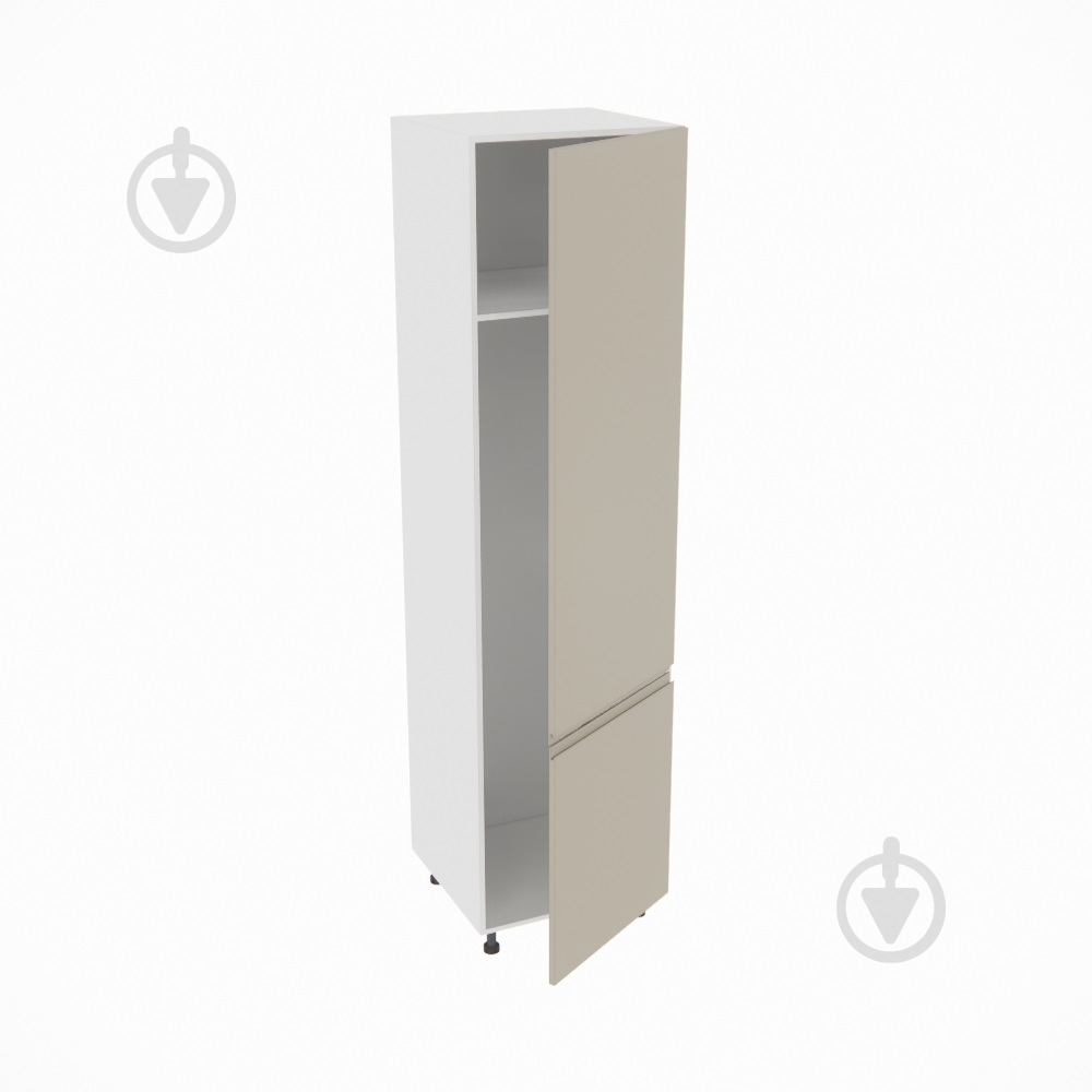 Шафа під холодильник Влада (П 60 Х (920)права) айворі/білий Світ Меблів - фото 2 Шафа під холодильник Влада (П 60 Х (920)права) айворі/білий Світ Меблів - фото 2