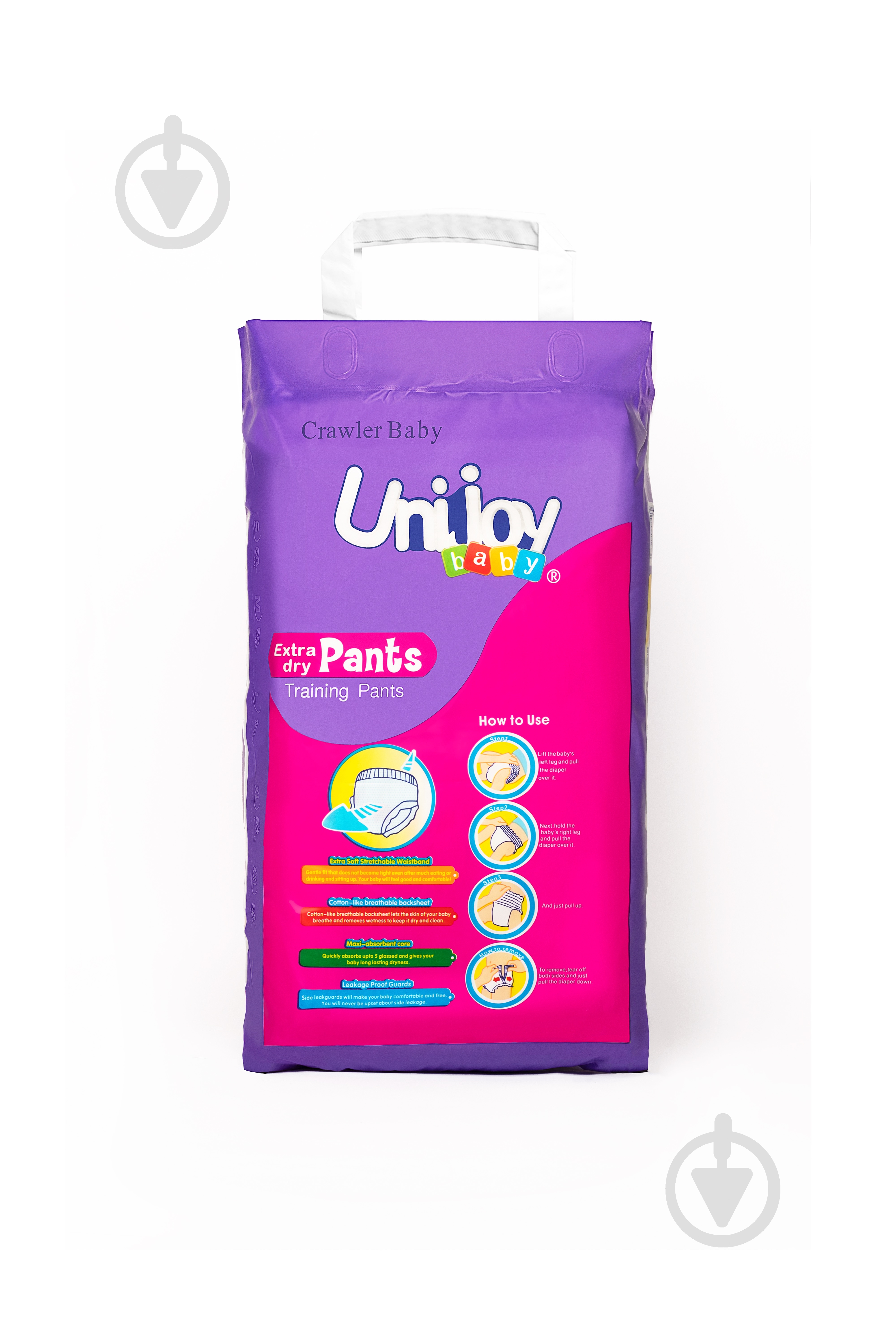 Підгузки-трусики UNIJOY Soft M 3 6-9 кг 60 шт. - фото 2