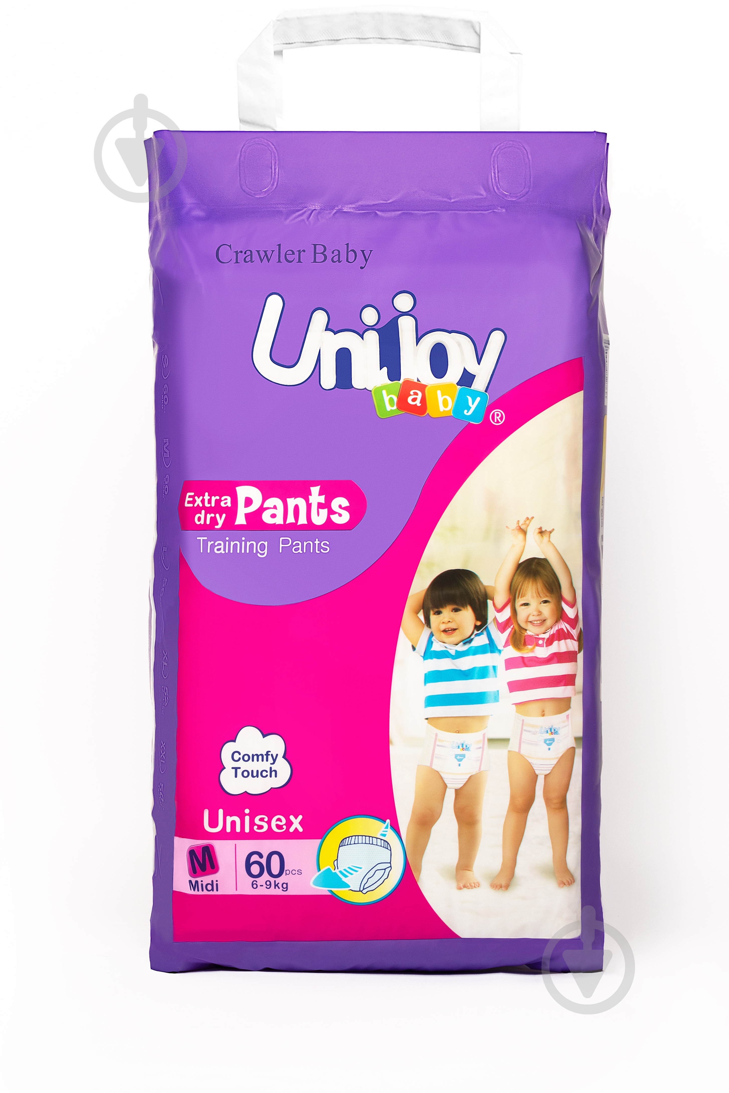 Підгузки-трусики UNIJOY Soft M 3 6-9 кг 60 шт. - фото 1