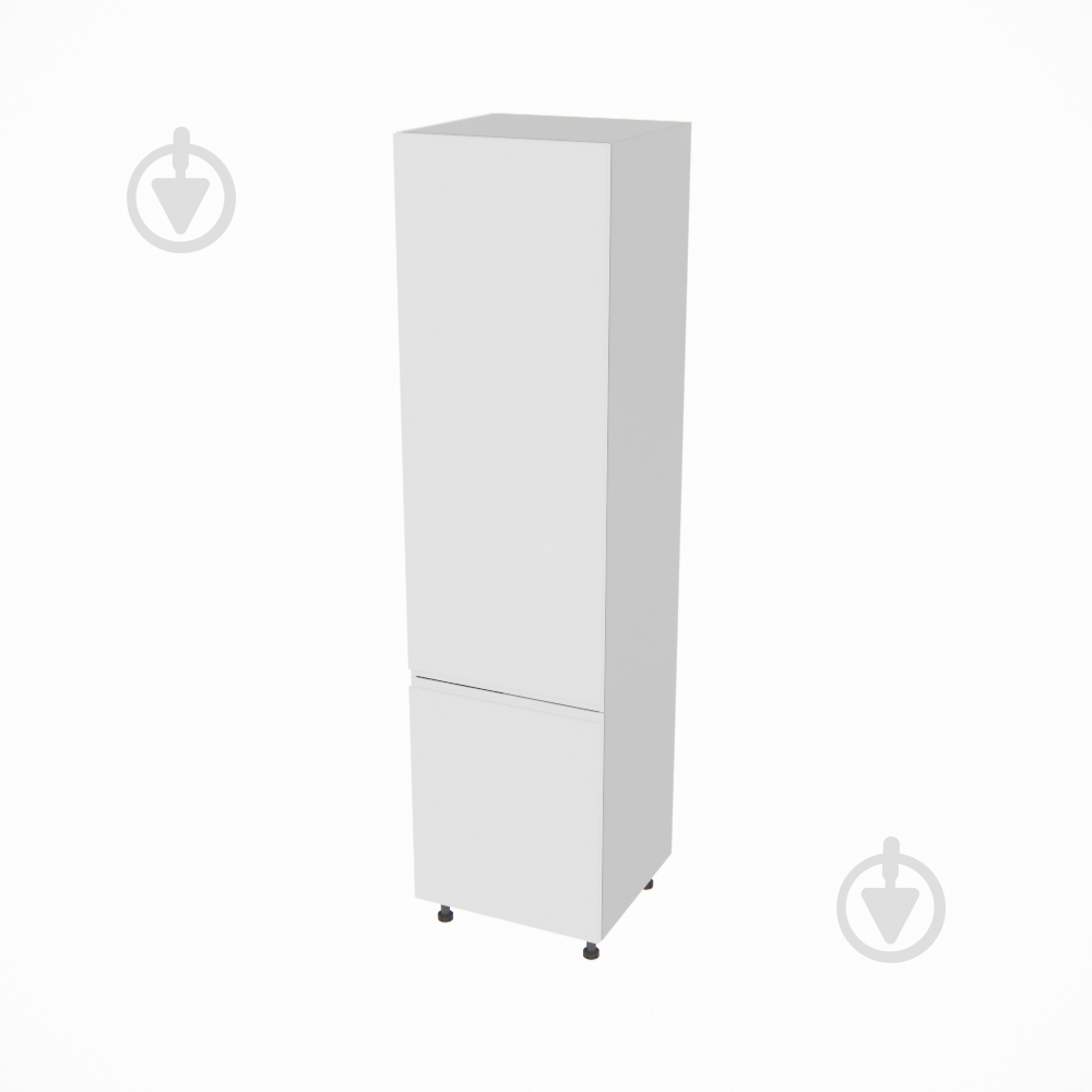 Шкаф под холодильник Влада (П 60 Х (920)левая) белый шелк/пепельный Світ Меблів - фото 1 Шкаф под холодильник Влада (П 60 Х (920)левая) белый шелк/пепельный Світ Меблів - фото 1