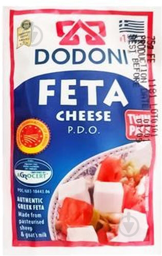 Сыр Dodoni Фета 43% 75 г - фото 1 Сыр Dodoni Фета 43% 75 г - фото 1