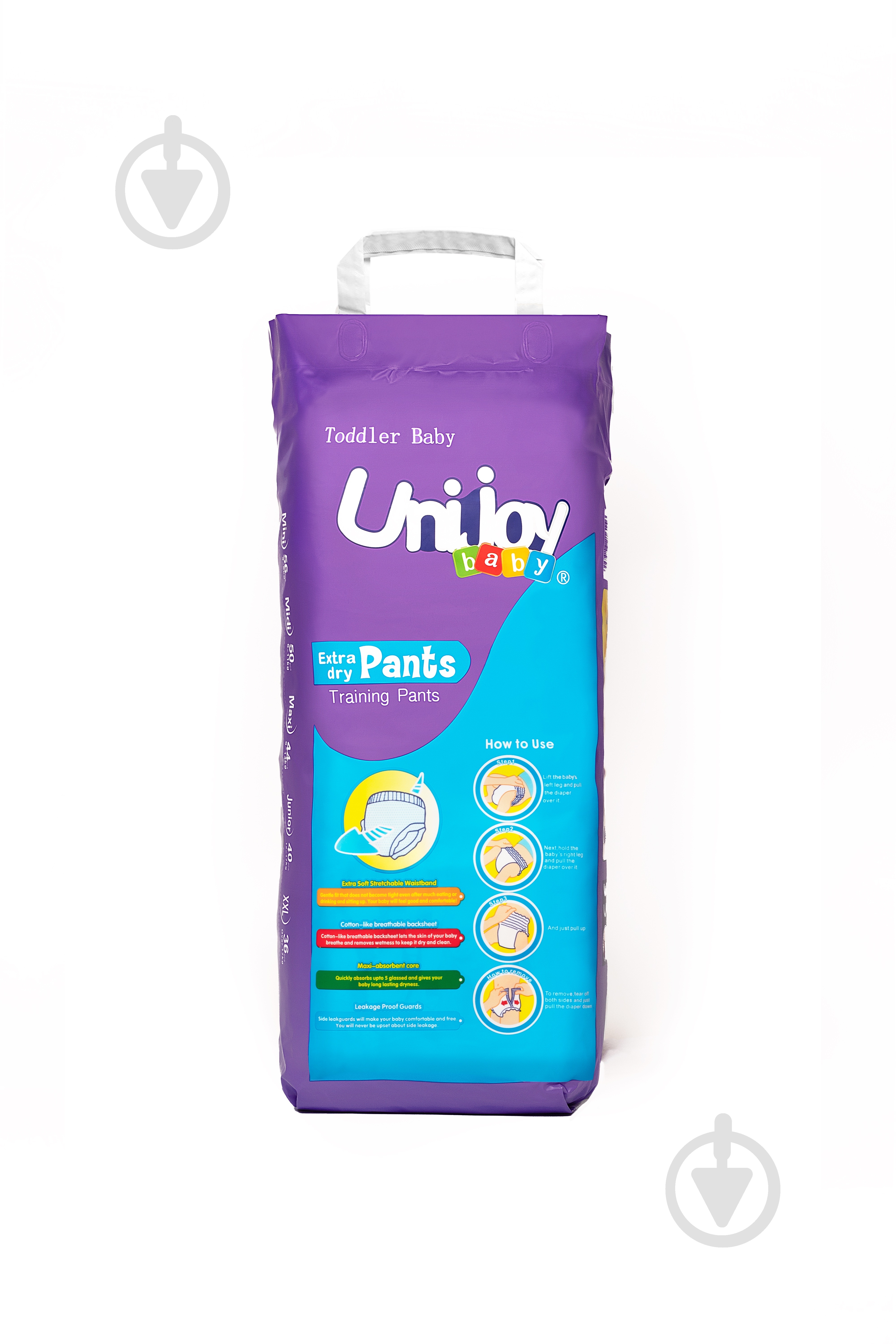 Подгузники-трусики UNIJOY Soft XL 5 12-17 кг 40 шт. - фото 2
