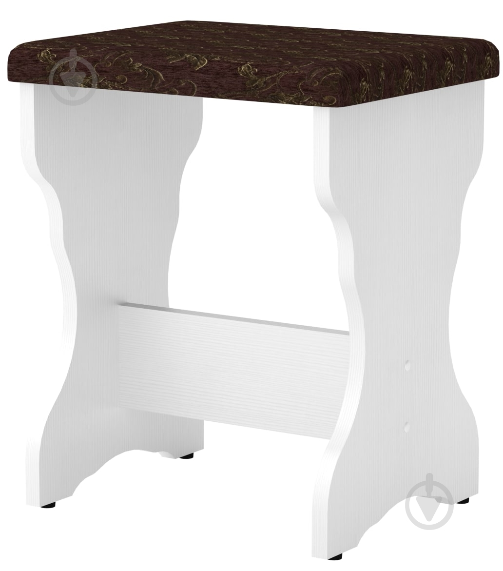 Табурет Компаніт Т-2 бостон шоколад / німфея альба - фото 1