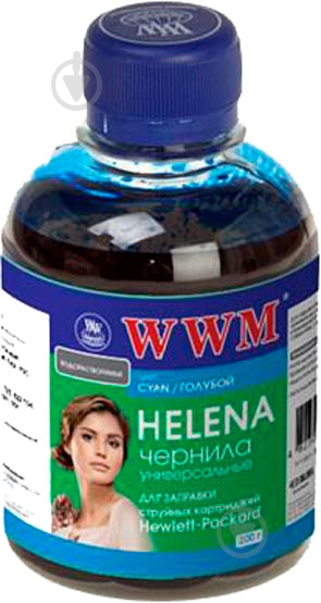 Чорнило WWM HP UNIVERSAL HELENA (HU/C) cyan - фото 1
