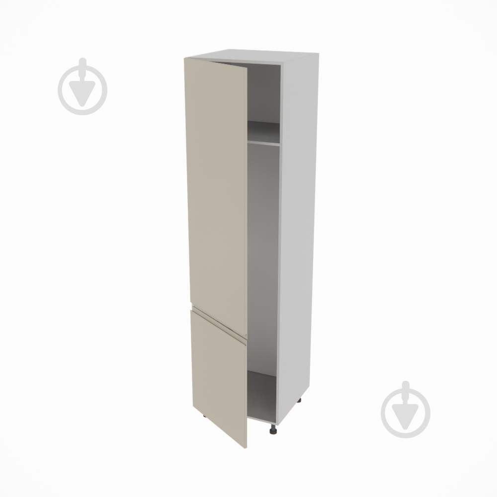 Шафа під холодильник Влада (П 60 Х (920)ліва) айворі/попелястий Світ Меблів - фото 2 Шафа під холодильник Влада (П 60 Х (920)ліва) айворі/попелястий Світ Меблів - фото 2