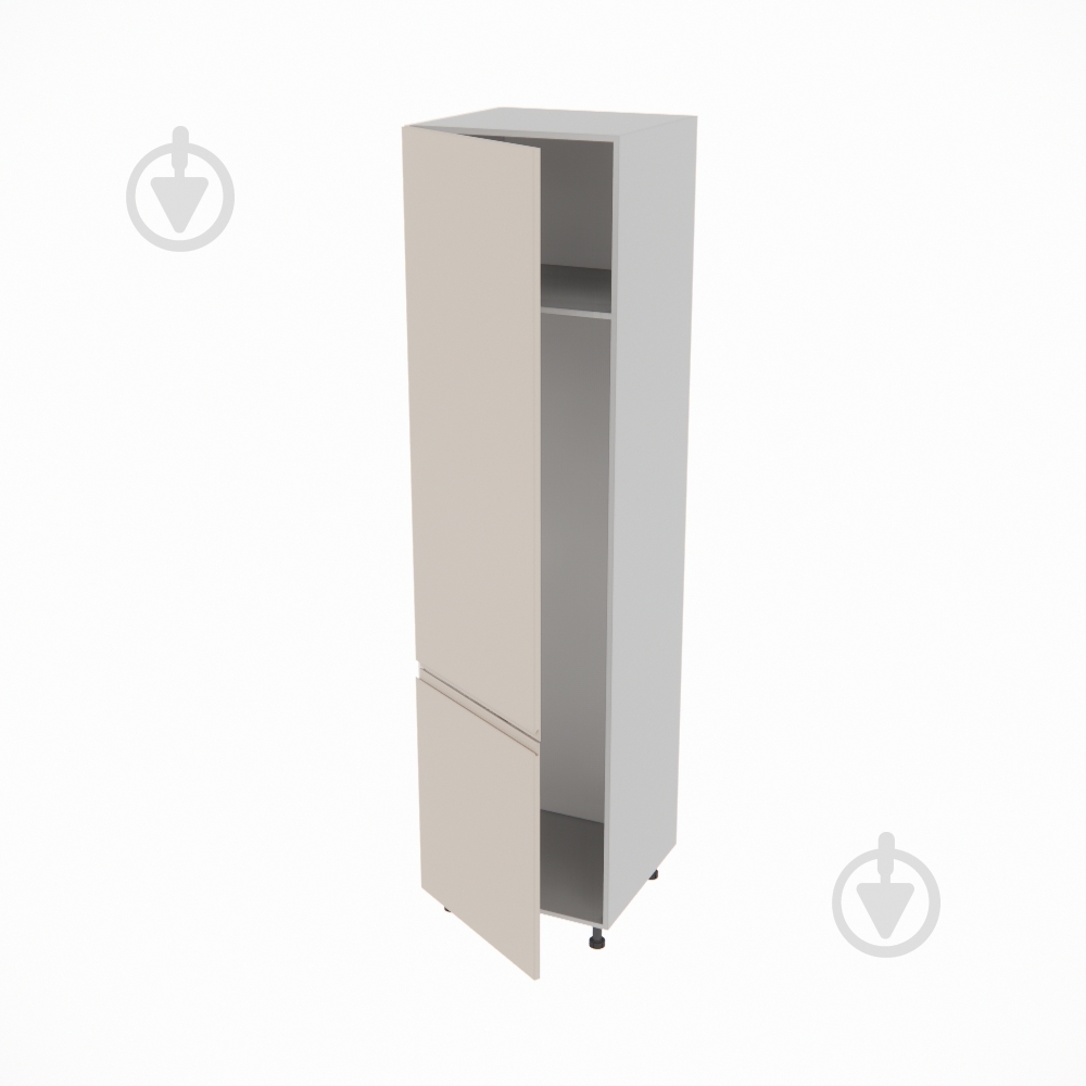 Шафа під холодильник Влада (П 60 Х (920)ліва) пломбір/попелястий Світ Меблів - фото 2 Шафа під холодильник Влада (П 60 Х (920)ліва) пломбір/попелястий Світ Меблів - фото 2