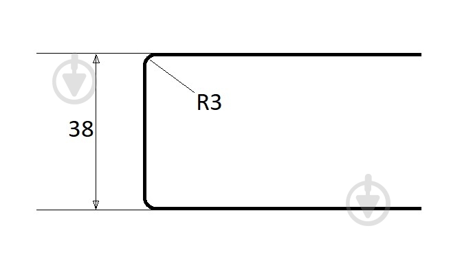 Столешница LuxeForm L743 3050x600x38 мм дуб солнечный - фото 2