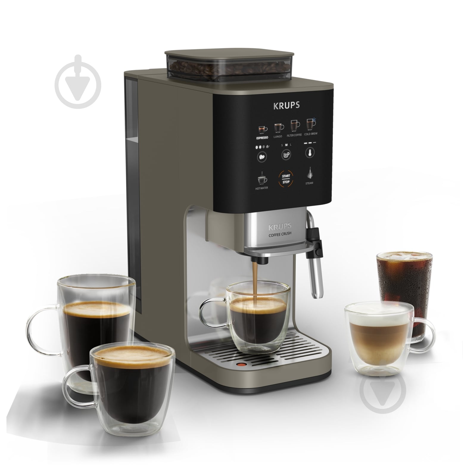 ВІТРИНА! Кавомашина Krups Coffee Crush Experience SA403BE0 - фото 1 ВІТРИНА! Кавомашина Krups Coffee Crush Experience SA403BE0 - фото 1