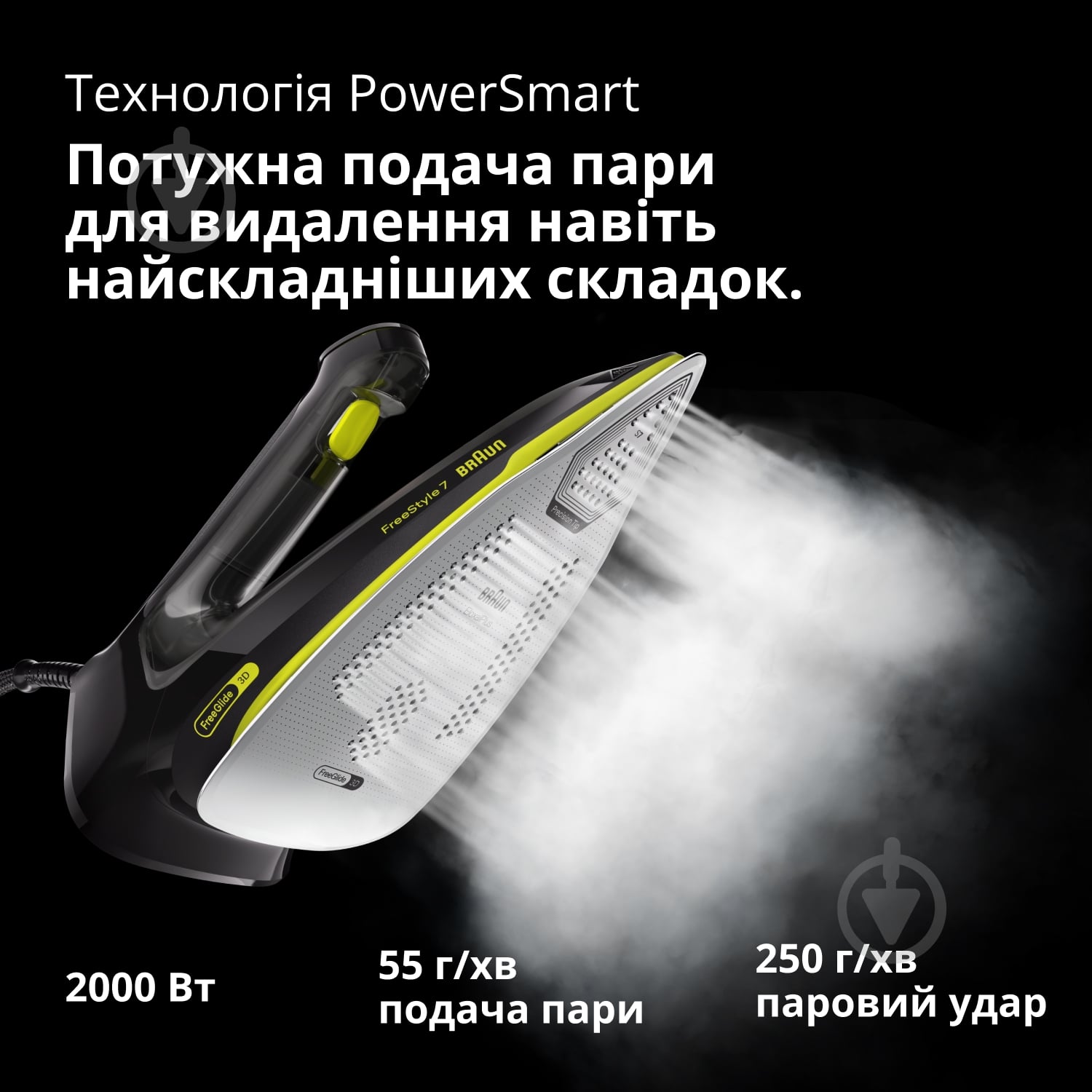 ВИТРИНА! Утюг Braun FI7255GR FreeStyle 7 - фото 2 ВИТРИНА! Утюг Braun FI7255GR FreeStyle 7 - фото 2