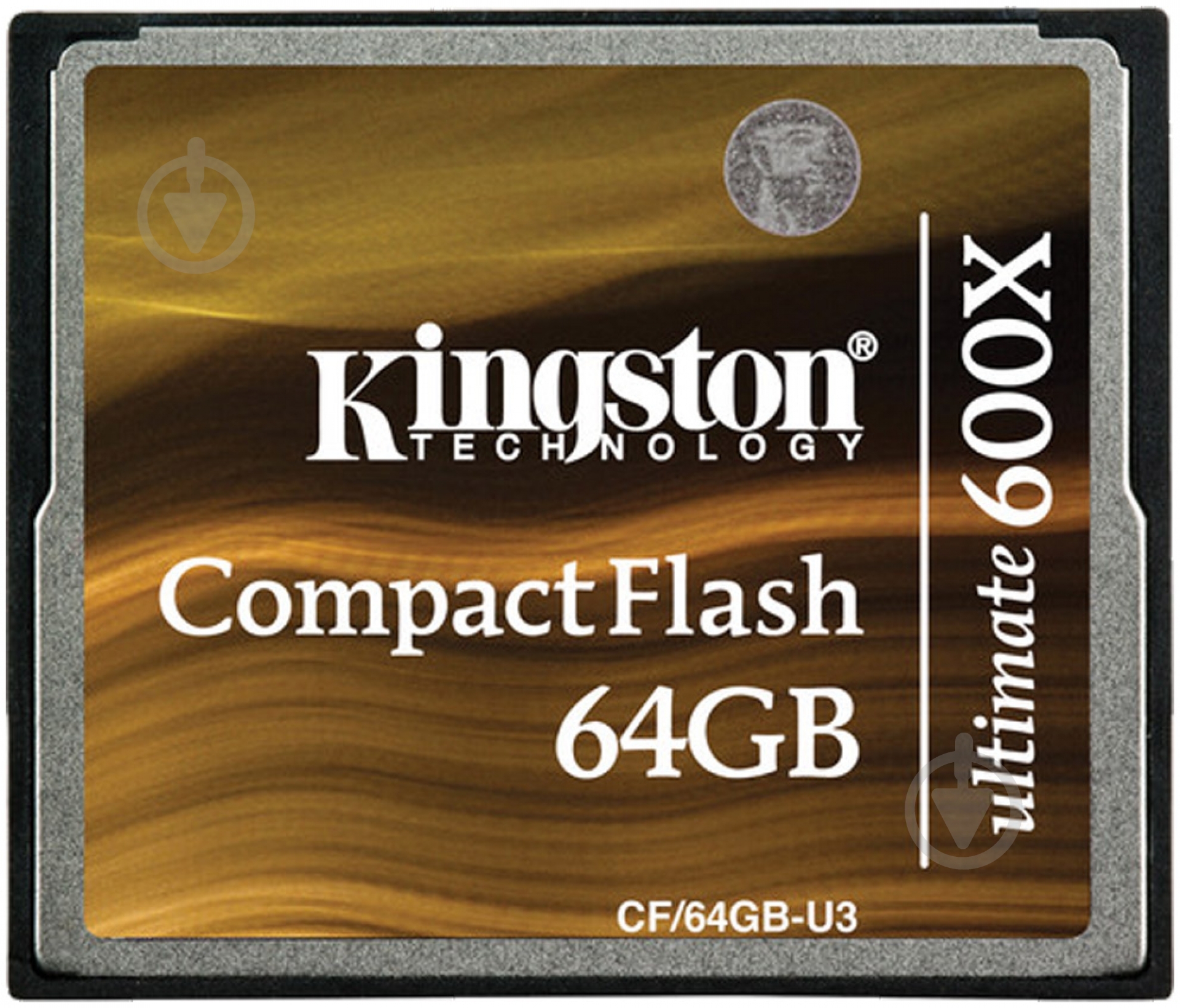 Карта памяти Kingston Compact Flash 64GB Ultimate (CF/64GB-U3) - фото 1