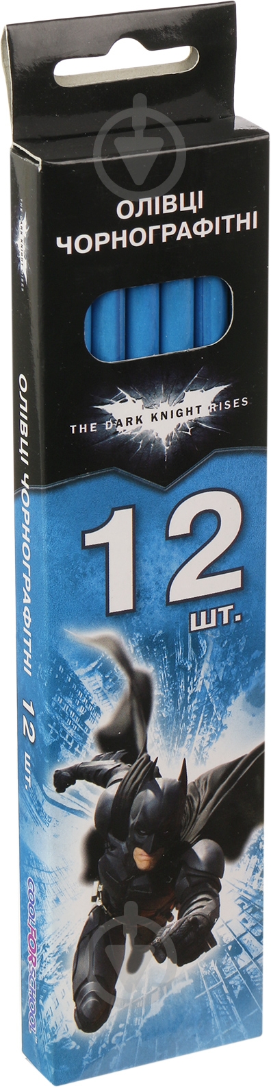 Набір олівців чорнографітних 12 шт. Batman BN07104 Cool For School - фото 2