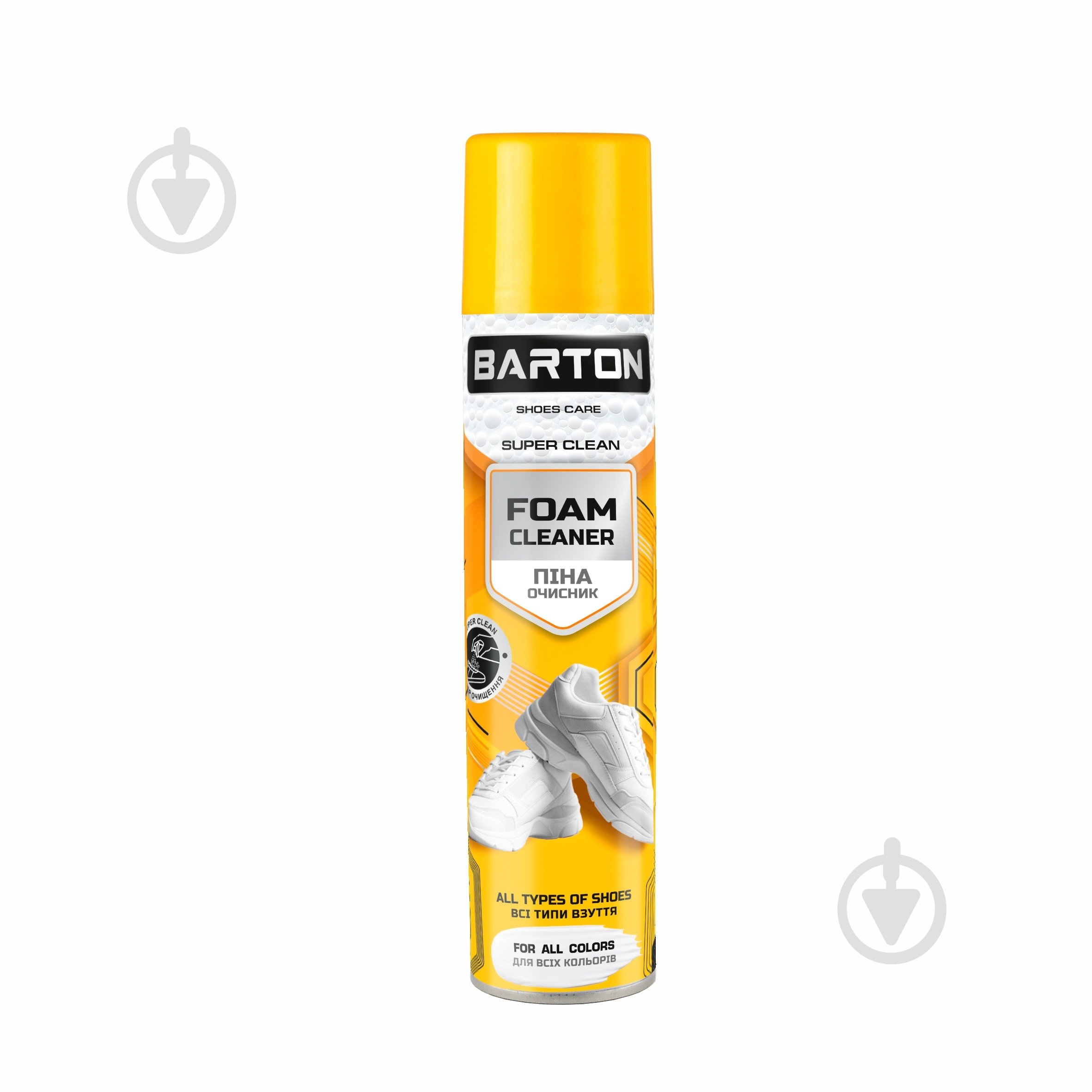 Пена-очиститель для всех типов и цветов обуви прозрачный 300 мл - фото 1