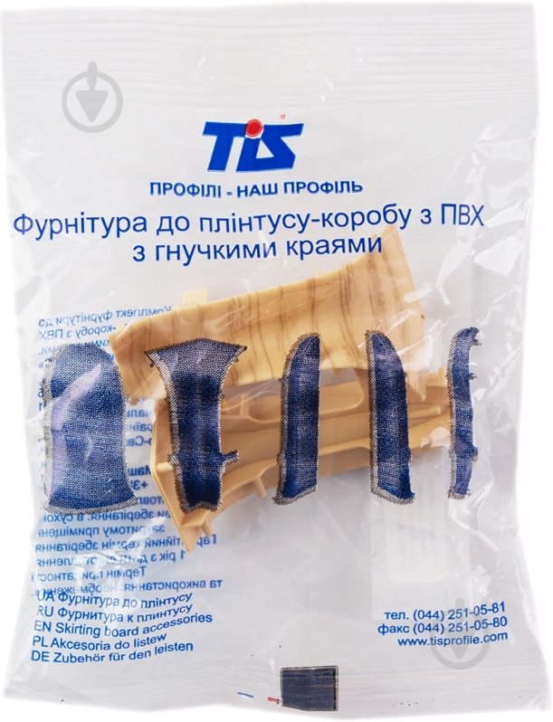 Комплект куточків внутрішніх TIS дуб кордоба - фото 3
