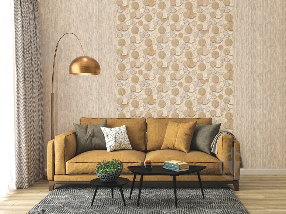 Вінілові на флізеліновій основі Слов'янські шпалери V.I.P Class Діско 2 3695-10 1,06x10,05 м - фото 2