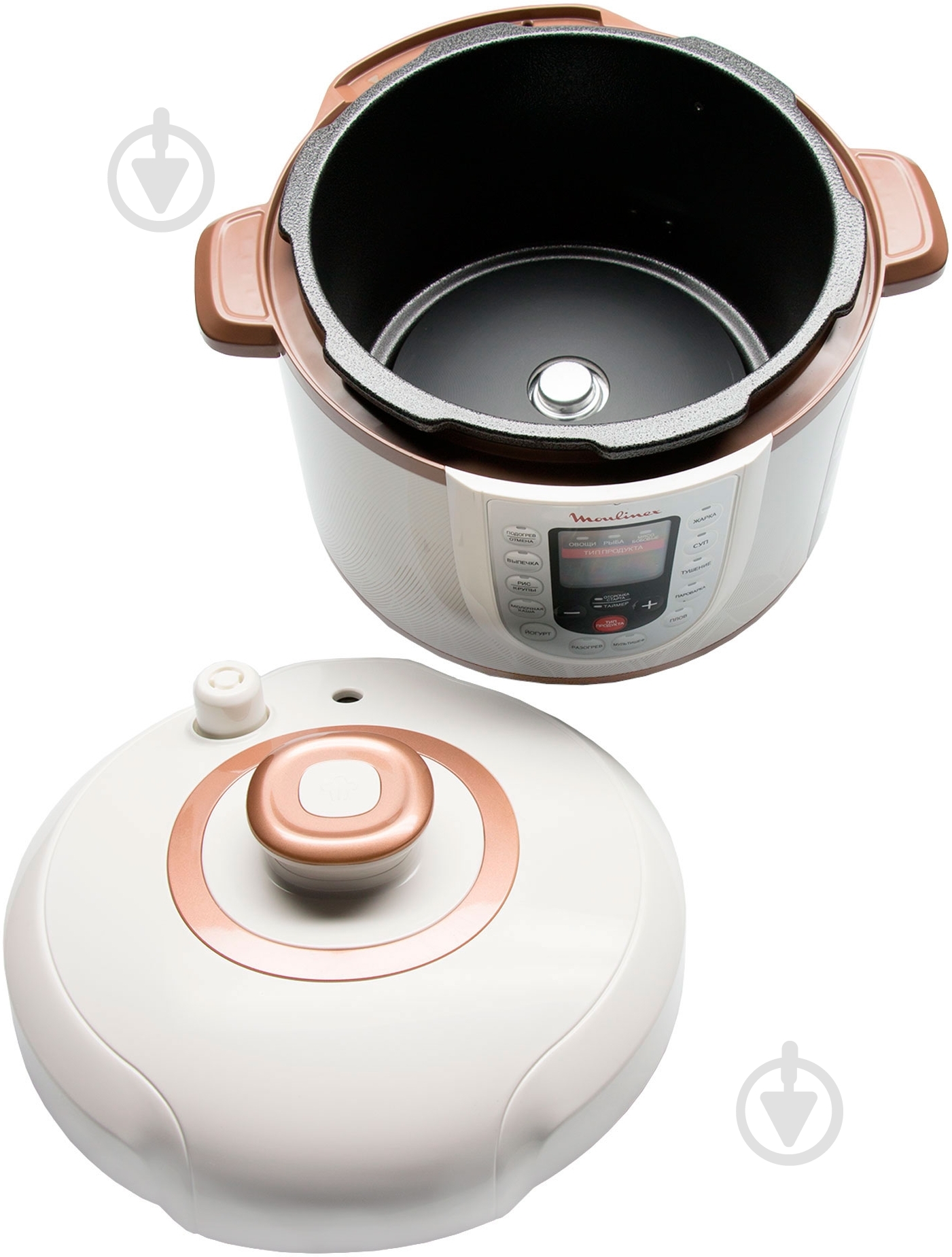 ВИТРИНА! Мультиварка-скороварка Moulinex Fast & Delicious CE501134 - фото 14 ВИТРИНА! Мультиварка-скороварка Moulinex Fast & Delicious CE501134 - фото 14