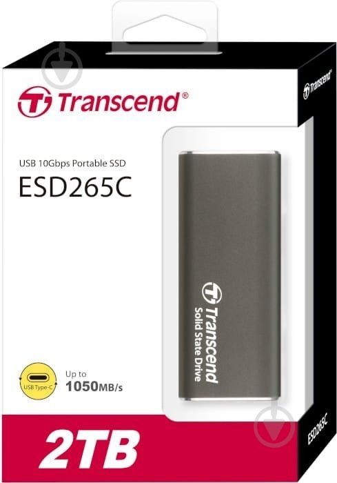 SSD-накопитель Transcend ESD265C 2000GB USB Type-C 3D NAND (TS2TESD265C) - фото 4