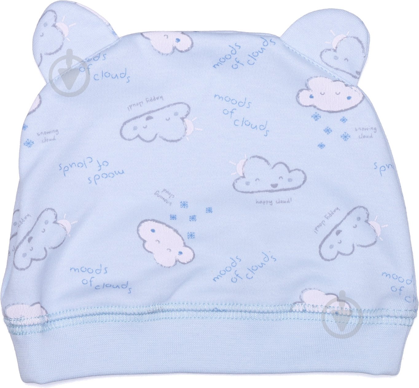 Шапочка детская Bembi ШП76 р.46 голубой с рисунком - фото 2