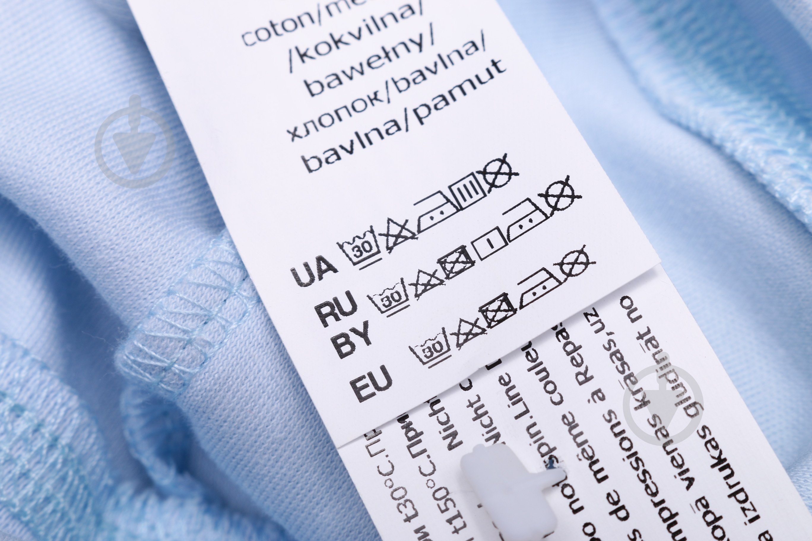 Шапочка детская Bembi ШП76 р.46 голубой с рисунком - фото 4