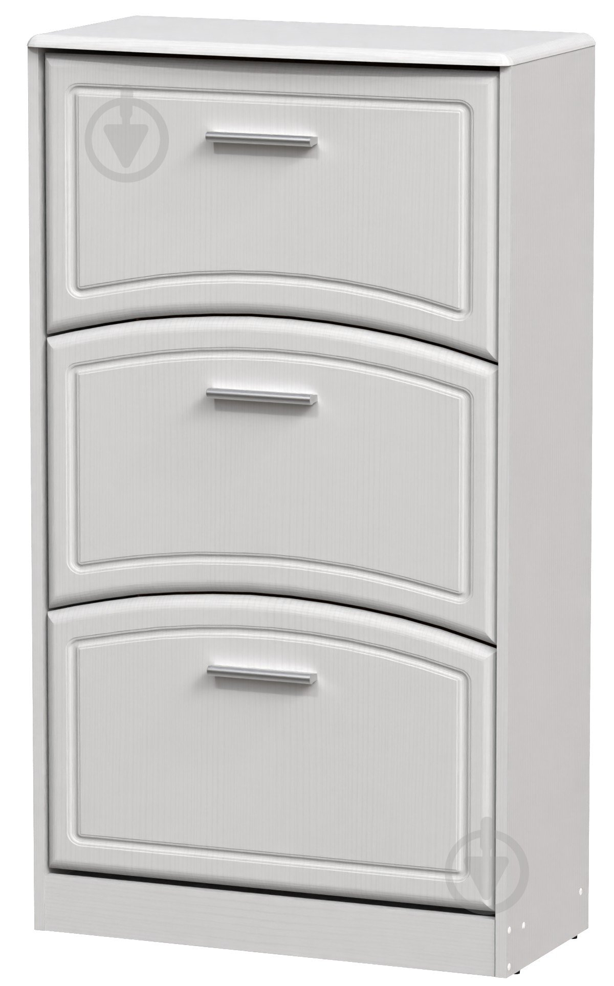 Тумба для взуття Компаніт МДФ ТО-3Б 700x320x1232 мм німфея альба - фото 1