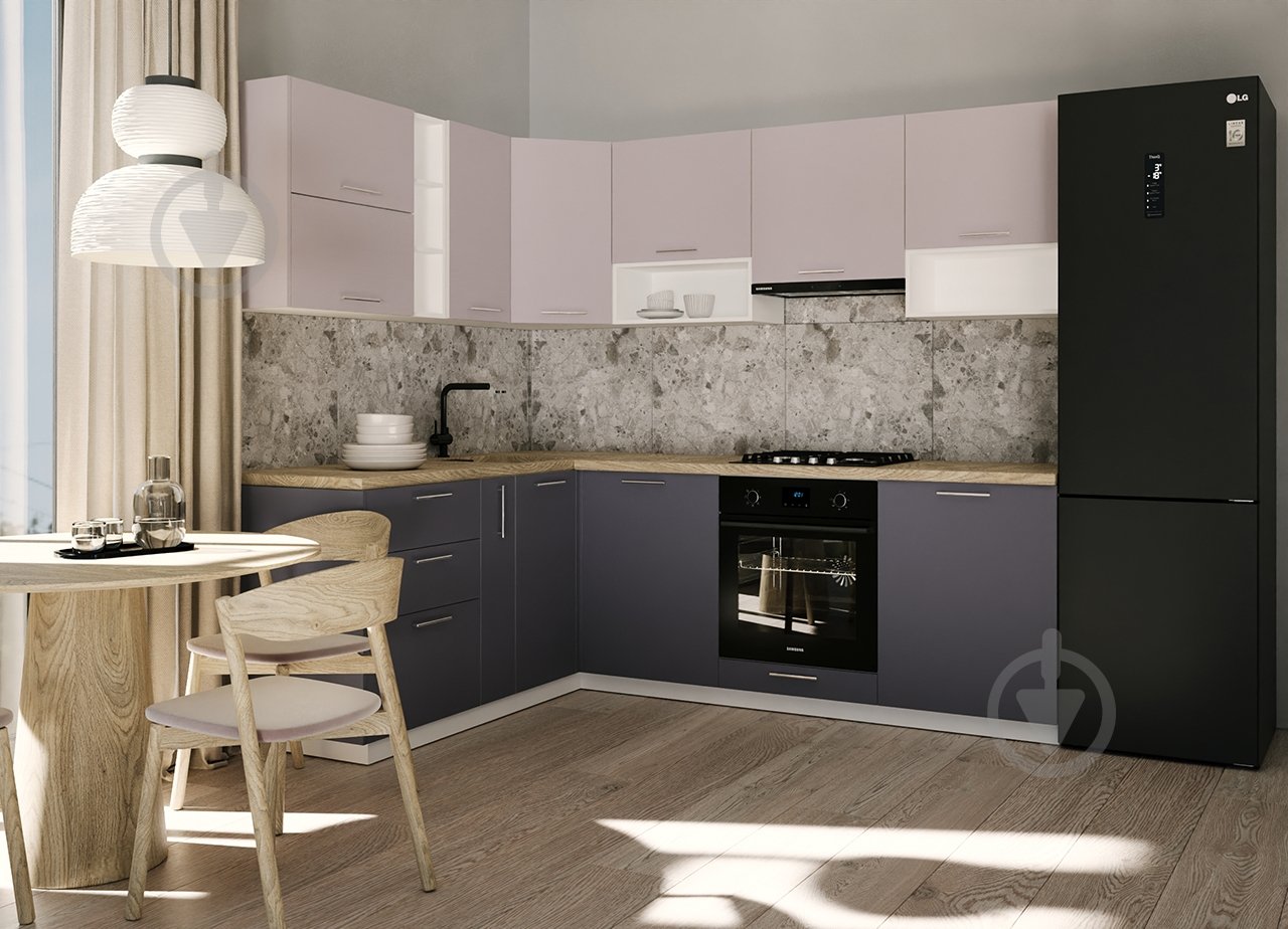 Кухня модульная ROKO Руна прямая МДФ / ДСП 1,8×1,8м макиато/грозовое небо мат/белый - фото 1 Кухня модульная ROKO Руна прямая МДФ / ДСП 1,8×1,8м макиато/грозовое небо мат/белый - фото 1