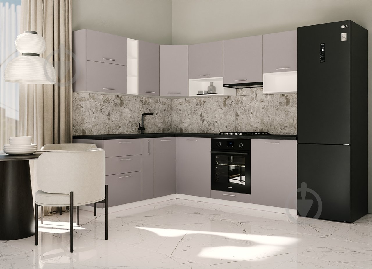 Кухня модульная ROKO Руна прямая МДФ 1,8×1,8м мокко матовый/белый - фото 1 Кухня модульная ROKO Руна прямая МДФ 1,8×1,8м мокко матовый/белый - фото 1