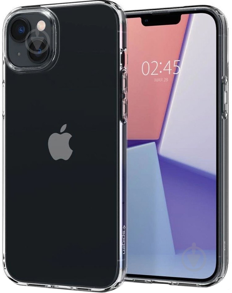 Чехол Spigen Liquid Crystal для Apple iPhone 14 crystal clear (ACS05033) - фото 1