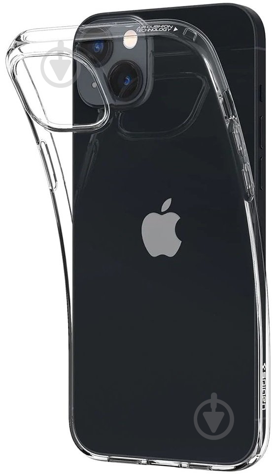 Чехол Spigen Liquid Crystal для Apple iPhone 14 crystal clear (ACS05033) - фото 4